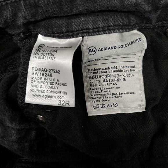 AG adriana goldschmied black stevie ankle skinny - Picture 2 of 7